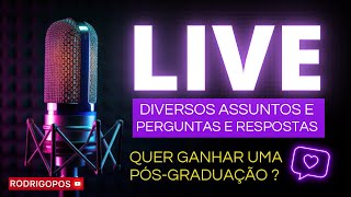 LIVE SOBRE PÓSGRADUAÇÃO GRADUAÇÃO LEGISLAÇÃO SUSPENSÃO DOS CURSOS EAD ETC [upl. by Eniawd]