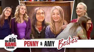 Penny and Amy Moments  The Big Bang Theory [upl. by Ola7]