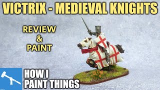 Medieval Knights  Paint amp Review of Victrix Miniatures How I Paint Things [upl. by Jeffcott983]