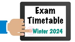 SGBAU Exam Time Teble Winter 2024 Realise [upl. by Mil]