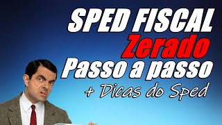 Como entregar o Sped Fiscal sem movimento ou zerado [upl. by Colburn]