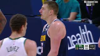 Nikola Jokic 25 pts 16 reb 12 ast vs Milwaukee Bucks  20240129 [upl. by Farrish]