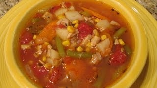 THANKSGIVING DAY Leftover TURKEY amp VEGETABLE SOUP  How to make TURKEY amp VEGETABLE SOUP RECIPE [upl. by Bueschel233]