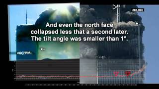 WTC1 collapse initiation  visible signs [upl. by Ativ]