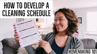 How to Develop a Cleaning Schedule  Basic Homemaking Skills [upl. by Hillier]