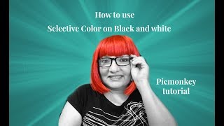 PicMonkey Tutorial Black and white with Color Accents [upl. by Etteuqram166]