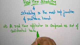 Real time scheduling  Embedded Systems  Bhanu priya [upl. by Ennairrek501]