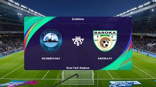 Richards Bay FC vs Baroka FC 19062024 DStv Premiership PES 2021 [upl. by Etnoled]