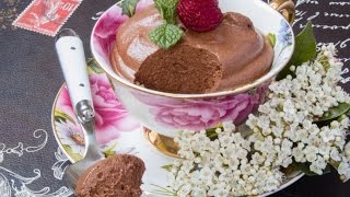 mousse chocolat noir facile موس الشوكولاطة السوداء [upl. by Noivax]