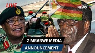 President Robert Mugabe addresses the nation 19 November 2017 [upl. by Tiernan]