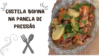 Costela bovina na panela de pressão [upl. by Jacoba]