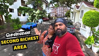 Chennais SECOND RICHEST AREA💰Rich Celebrity Houses🏘Fun Vlog😄 [upl. by Bentley519]