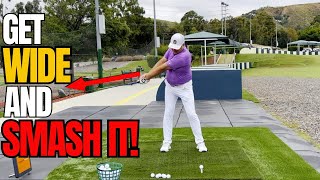 Get Your Golf Swing WIDE and SMASH IT [upl. by Ycart]