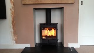 Fireline Multi Fuel Stove Installation Timelapse Video [upl. by Kiernan]