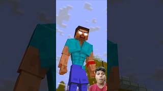 Herobrine Fight With Monster 😲  Minecraft Shorts  Minecraft Animations  Sahil ReactZ shorts [upl. by Yaned]