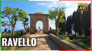 4K🇮🇹 Italy walk in RAVELLO Amalfi Coast tour in 4k May 2022 The most beautiful town [upl. by Brigitta719]