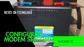 Modem Sercomm  TELMEX  Configurar red ver equipos conectados y ampliar el radio de alcance [upl. by Acisset889]