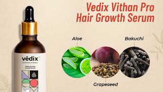 Vedix hair growth serum complete details in hindi [upl. by Nollid380]