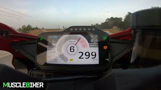 HONDA CBR1000RRR SP 2020 ACCELERATION  60300kmh  Top Speed [upl. by Tigirb]