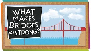 What Makes Bridges So Strong  Engineering for Kids  STEAM  SciShow Kids [upl. by Ahsitram881]