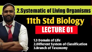 11th BIOLOGY  2Systematic of LIVING Organism Lecture 1 3 Domain of Life  PRADEEP GIRI SIR [upl. by Ym]