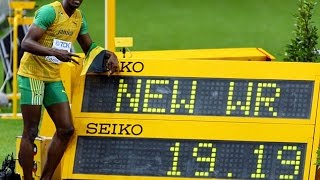 RECORD DU MONDE DUSAIN BOLT SUR 200M 1919 [upl. by Beaufort]