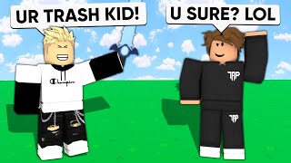 He Called Me TRASH So I 1v1d Him Roblox Bedwars [upl. by Abie]