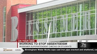 Working to stop absenteeism in Bessemer City Schools [upl. by Oek]