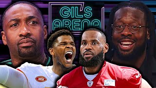 Gils Arena Debates If NBA Hoopers Can PLAY In The NFL [upl. by Florin887]