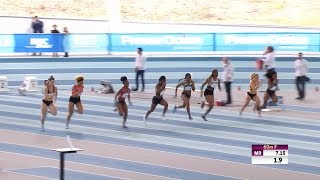 Meeting Elite de Nantes 2019  Carolle Zahi en 724 sur 60 m [upl. by Moulton]