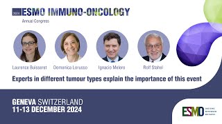 ESMO ImmunoOncology 2024 Experts in different tumour types explain the importance of this congress [upl. by Seibold]