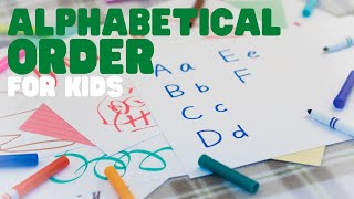 Alphabetical Order  ABC Order  Learn how to place words in alphabetical order [upl. by Vod]