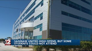 Saginaw United opens but some students turned away due to grades [upl. by Abby]