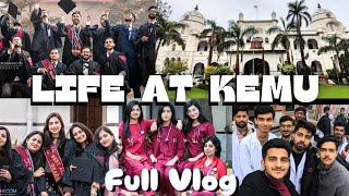 Life at KING EDWARD MEDICAL UNIVERSITY  First Academic day  Complete VLOG [upl. by Allimac131]