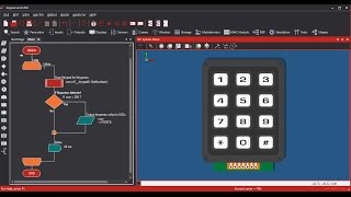 7 Interfacing a Keypad with PIC Microcontroller  Flowcode Beginners Tutorial [upl. by Siravat]