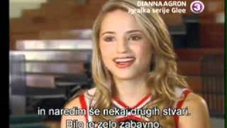 Dianna Agron GLEE Interview [upl. by Ardnazil]