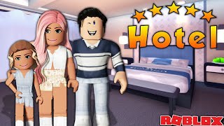 ⭐ WE STAYED AT THE BEST HOTEL IN ROBLOX ⭐  Roblox Bloxton Hotel [upl. by Elades]