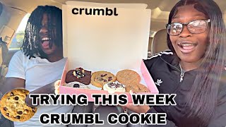 TRYING THIS WEEK CRUMBL COOKIES WITH ROCKSTAR BOOSIE🍪🍽️ Rockstarlifestyl5 [upl. by Pierre]