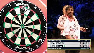 WDF World Cup 2023  Womens Singles Final  Beau Greaves vs Deta Hedman [upl. by Denis]