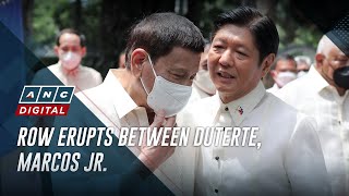 Row erupts between Duterte Marcos Jr  ANC [upl. by Erimahs]