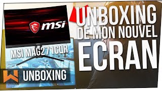 Mon Nouvel Ecran  Le MSI MAG271CQR RDC BUNDLE  Tentez den Gagner Un [upl. by Milty21]