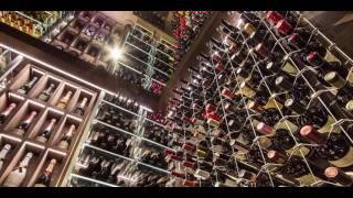 Modern Wine Cellar featuring Cable Wine System Condominium Design [upl. by Malonis]