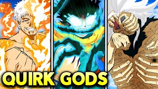 Top 10 Strongest Quirk Gods in My Hero Academia [upl. by Osric]