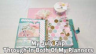 July planner flip through  Planning With Eli [upl. by Segal]