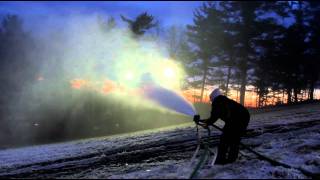 Dec 9 2011  Nashoba Valley Ski Area Snow Report Video  Snowmaking begins [upl. by Lacee118]