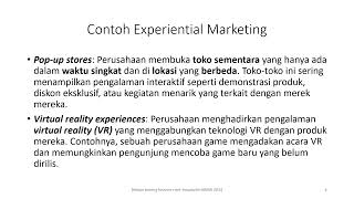 SESI 8 HM EXPERIENTIAL MARKETING [upl. by Chrotoem]