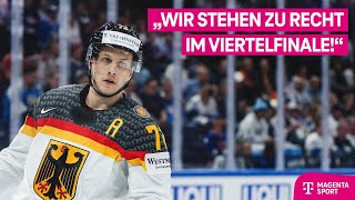 Kahun amp Niederberger vor dem Spiel gegen die Schweiz  IIHF EishockeyWM 2023  MAGENTA SPORT [upl. by Yelac162]