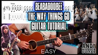 How to play beabadoobee  the way things go Guitar Tutorial [upl. by Galen]