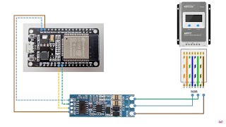 Arduino ESP32 ESP8266 RS485 SCC MPPT Epever Tracer Indonesia [upl. by Mabel149]