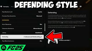 How To Change Defending Style In FC 25 [upl. by Tarrant]